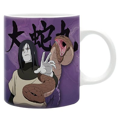 Caneca Naruto Shippuden Orochimaru Sasuke AbyStyle Oficial