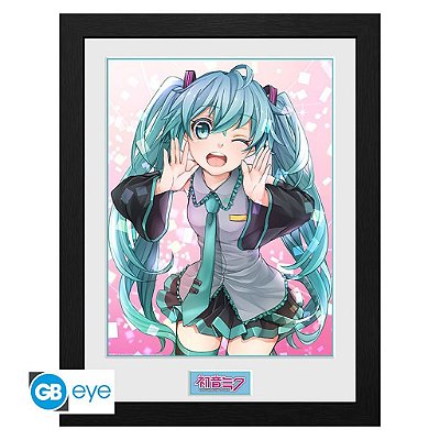 Pôster Hatsune Miku Wink AbyStyle Oficial