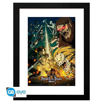 Pôster Attack on Titan Battle Final S4 Art AbyStyle Oficial