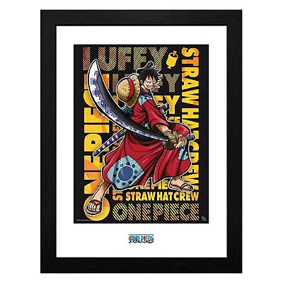 Pôster One Piece Luffy In Wano Artwork AbyStyle Oficial