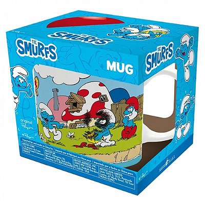 Caneca Cultura Pop Smurfs New Park AbyStyle Oficial