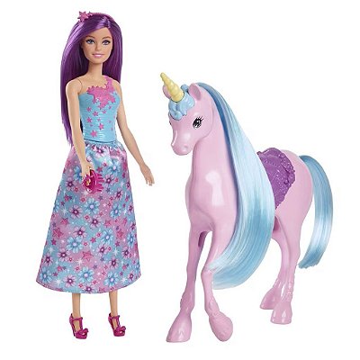 Boneca Mattel Barbie Barbie And Unicorn Oficial