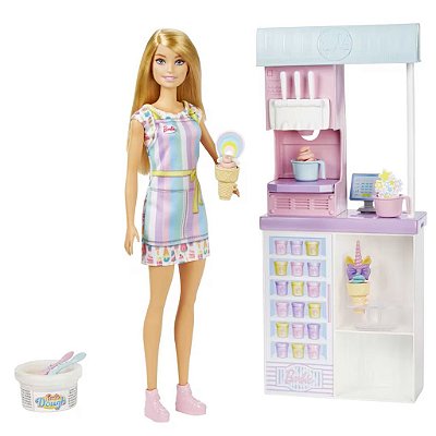 Boneca Mattel Barbie Barbie Ice Cream Shopkeeper Oficial