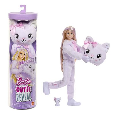 Boneca Mattel Barbie Barbie Care Bears Cutie Reveal Kitty Oficial