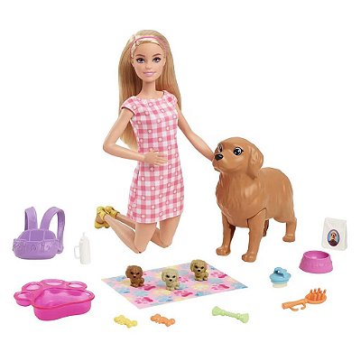 Boneca Mattel Barbie Barbie And Pets Oficial