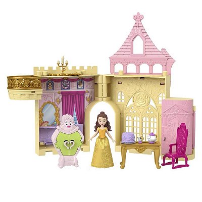 Boneca Mattel Disney Story Time Stackers Belle'S Castle Oficial