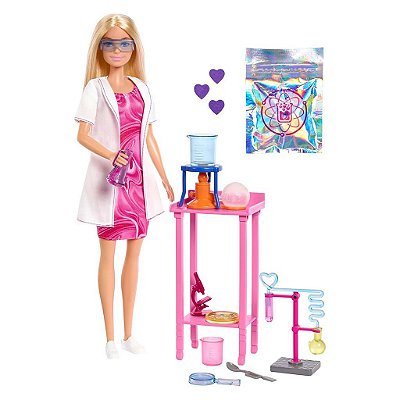 Boneca Mattel Barbie Barbie Laboratory Carreer Scientist Oficial