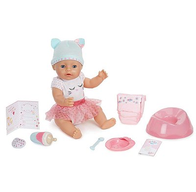 Boneca Mattel Mattel Baby Born Interactive Blue Eyes Oficial