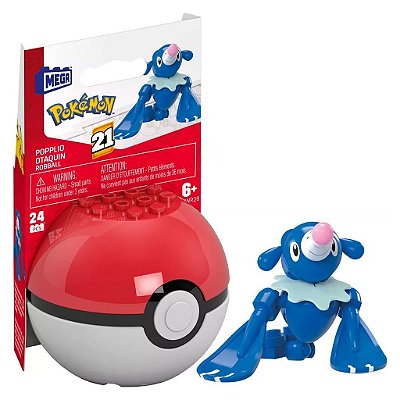 Action Figure Mattel Pokeball Pokeball Popplio Oficial