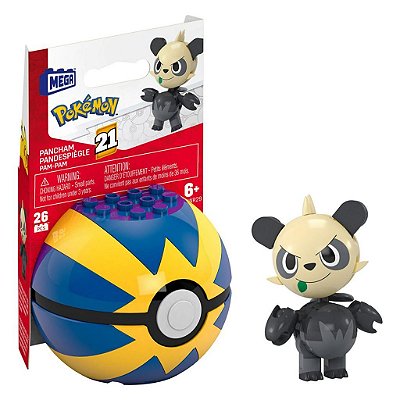 Action Figure Mattel Pokeball Pokeball Pancham Oficial