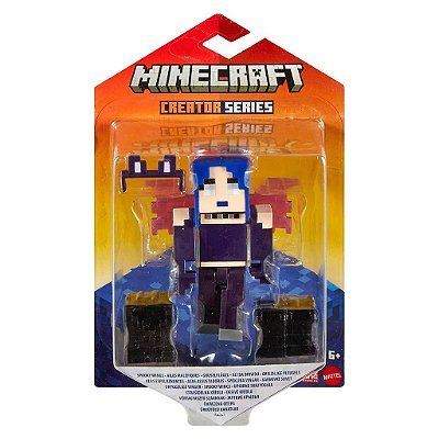 Action Figure Mattel Minecraft Minecraft Creator Spooky Wings Oficial