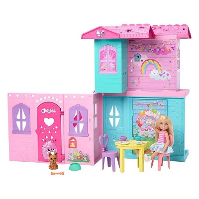Boneca Mattel Barbie Barbie Club Chelsea Pop Up House Oficial