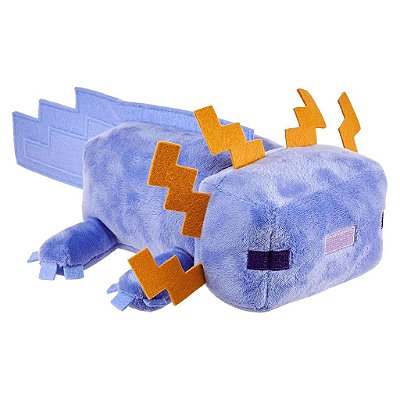 Pelúcia Mattel Minecraft 8 Minecraft Blue Axocotl Oficial