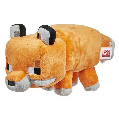 Pelúcia Mattel Minecraft 8 Minecraft Fox Renard Oficial