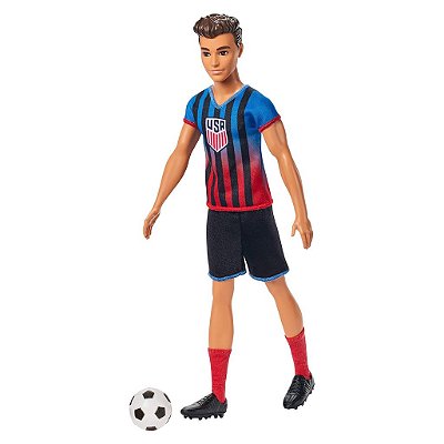 Boneca Mattel Barbie Barbie Ken Soccer Ussf Oficial