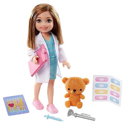 Boneca Mattel Barbie Barbie Chelsea Can Be Medicina Oficial