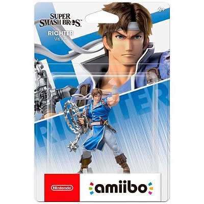 amiibo Super Smash Bros. Richter Nintendo Figure NFC Oficial