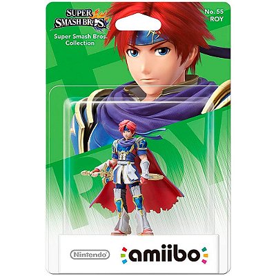 amiibo Super Smash Bros. Roy Nintendo Figure NFC Oficial