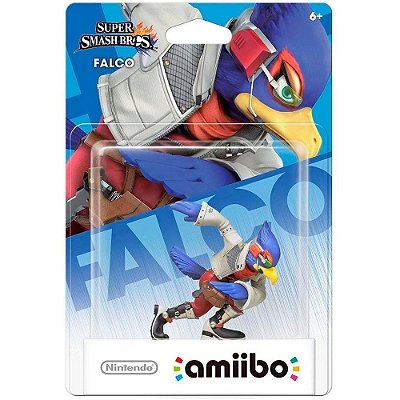 amiibo Super Smash Bros. Falco Nintendo Figure NFC Oficial