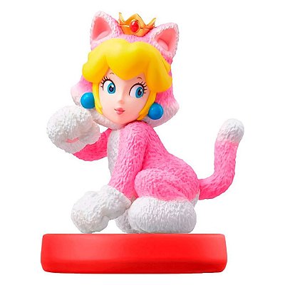 amiibo Cat Peach Nvl C Abax Nintendo Figure NFC Oficial