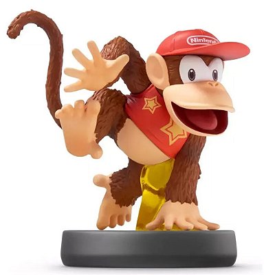 amiibo Diddy Kong Nvl C Aaap Nintendo Figure NFC Oficial