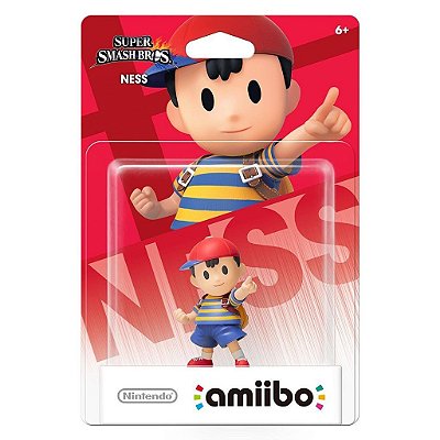amiibo Super Smash Bros. Ness nº 34 Nintendo Figure NFC Oficial