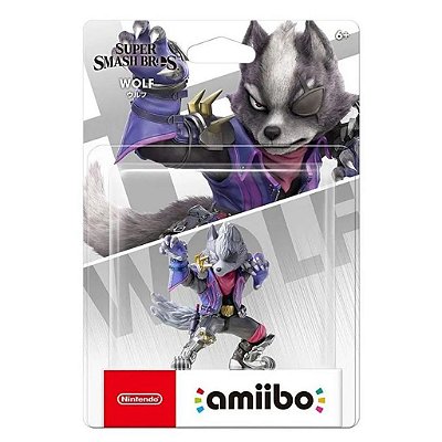 amiibo Super Smash Bros. Wolf Nintendo Figure NFC Oficial
