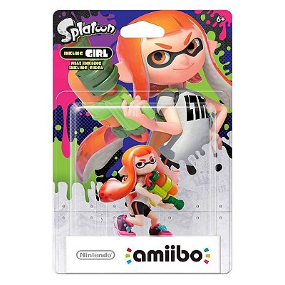 amiibo Splatoon Inkling Girl Nintendo Figure NFC Oficial