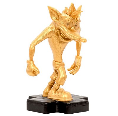 Action Figure Jakks Crash Bandicoot Crash Gold Oficial