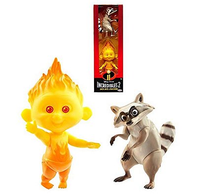 Action Figure Jakks Os Incríveis 2 Zezé Guaxinim Oficial