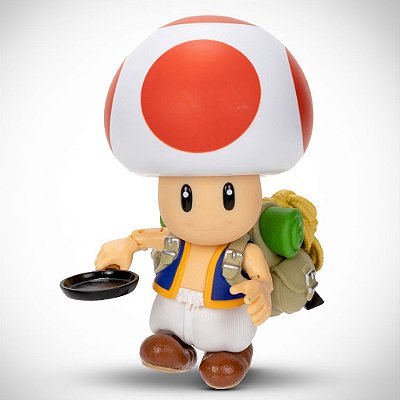Action Figure Jakks Super Mario Movie Toad 5" Oficial