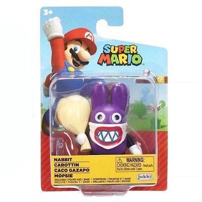 Action Figure Jakks Mario Kart Nabbit 2.5" Oficial