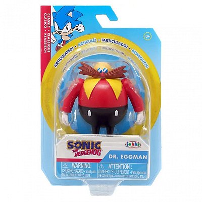 Action Figure Jakks Sonic the Hedgehog Dr. Eggman 4" Oficial