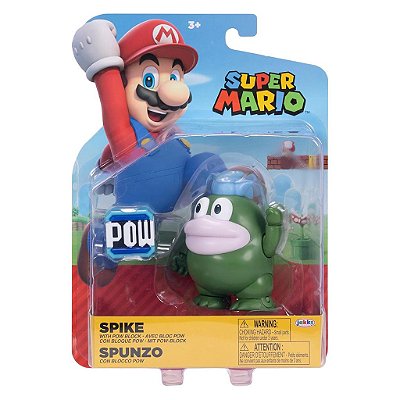 Action Figure Jakks Super Mario Spike 2.5" Oficial