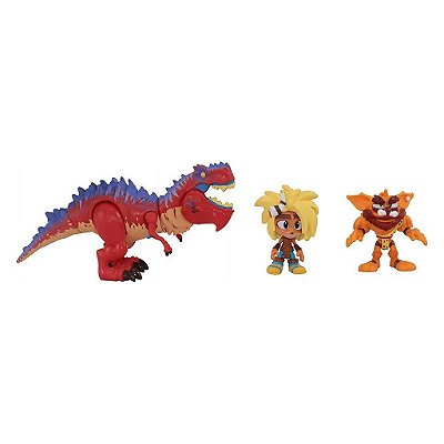 Diorama Jakks Crash Bandicoot Dino Dash Oficial