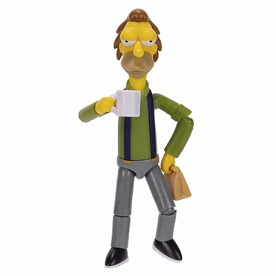 Action Figure Jakks Os Simpsons Lenny 5" Oficial
