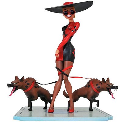 Estátua Diamond Select Batman Arlequina Holiday Oficial
