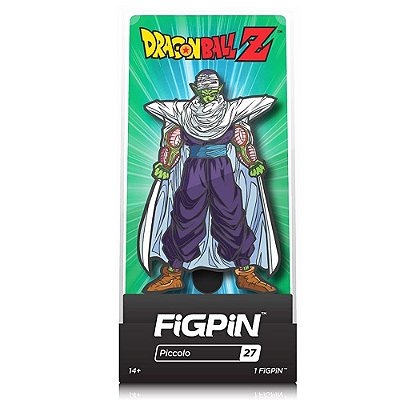 Pin FiGPiN Dragon Ball Z Piccolo #27 Esmalte Duro 7,6 cm Colecionável Oficial Licenciado