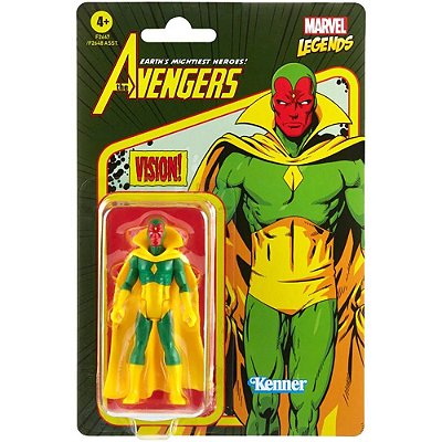 Action Figure Hasbro Marvel Legends Marvel Legends Retro Collection Vision 9,5 cm Oficial Licenciada