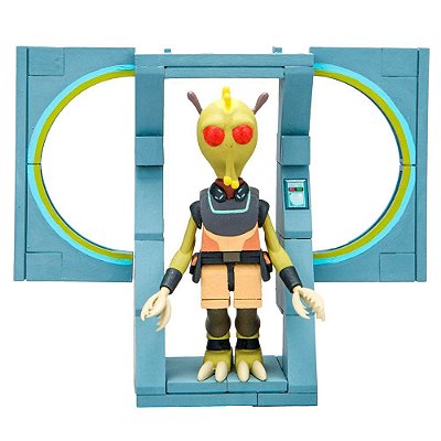Kit de Montar McFarlane Toys Rick and Morty The Discreet Assassin 54 Peças Micro Set Oficial