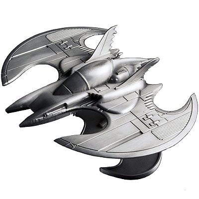 Réplica de Metal QMx Caliber Metalworks Batman Batwing 1989 17,5 cm Liga de Zinco Oficial Licenciada