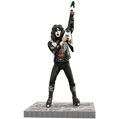 Estátua KnuckleBonz Rock Iconz KISS Paul Stanley 21,5 cm Escala 1:9 Edição Limitada Numerada à Mão