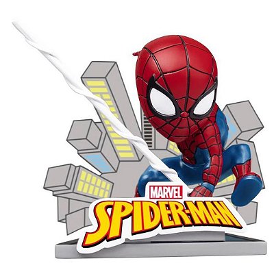 Figure YuMe Hero Box Tower Series Marvel Spider-Man 7,5 cm Vinil Empilhável Oficial Licenciada