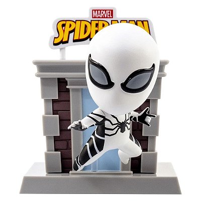 Figure YuMe Hero Box Tower Series Marvel Future Foundation Spider-Man 7,5 cm Vinil Empilhável