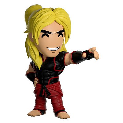 Figure Colecionável Youtooz Street Fighter Ken Masters 10-12 cm Vinil Numerada Edição Limitada
