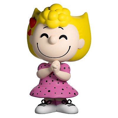 Figure Colecionável Youtooz Peanuts Sally 10-12 cm Vinil Numerada Edição Limitada Sem Reposição
