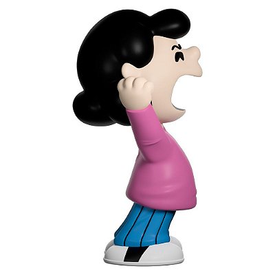 Figure Colecionável Youtooz Peanuts Lucy 10-12 cm Vinil Numerada Edição Limitada Sem Reposição