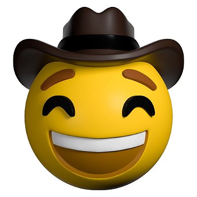 Figure Colecionável Youtooz Emoji Emoji Xerife 10-12 cm Vinil Numerada Edição Limitada Sem Reposição