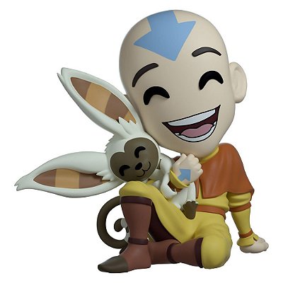 Figure Colecionável Youtooz Avatar: A Lenda de Aang Aang 10-12 cm Vinil Numerada Edição Limitada
