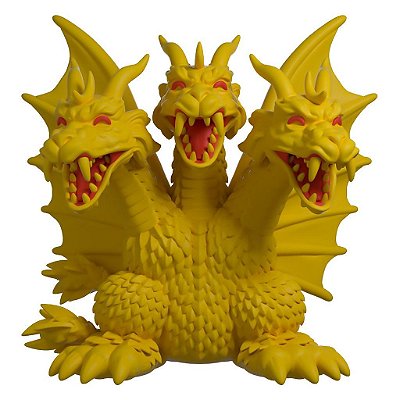 Figure Colecionável Youtooz Godzilla King Ghidorah 10-12 cm Vinil Numerada Edição Limitada Oficial